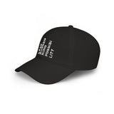 Ever Burgeoning Possibility Baseball Cap — Inspirational Vertical Text Hat