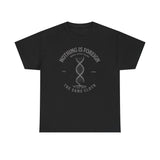 ΩThe End All Of Common Ground - DNA Connected T-Shirt — "Nothing Is Foreign" Illustrated In Gray