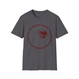 "You Are Not the Center of the Universe, But You Are The Universe" Retro Heart Graphic Tee