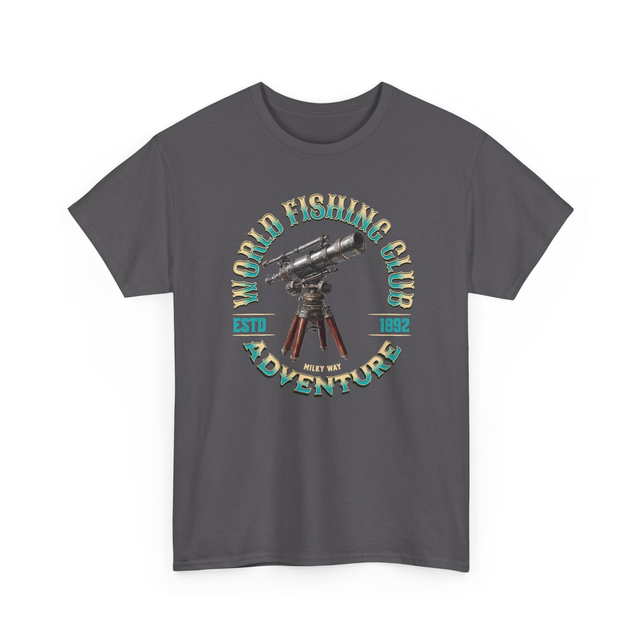 Fishing for Stars T-Shirt — Amateur Astronomer Telescope Tee