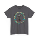 Fishing for Stars T-Shirt — Amateur Astronomer Telescope Tee