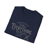 ΩThe End All Of Common Ground - DNA Connected T-Shirt — "Nothing Is Foreign" Illustrated In Gray