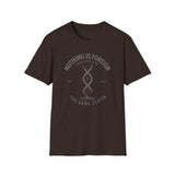 ΩThe End All Of Common Ground - DNA Connected T-Shirt — "Nothing Is Foreign" Illustrated In Gray