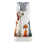 A Tale Of A Tail Women's Cut & Sew Racerback Dress (AOP)