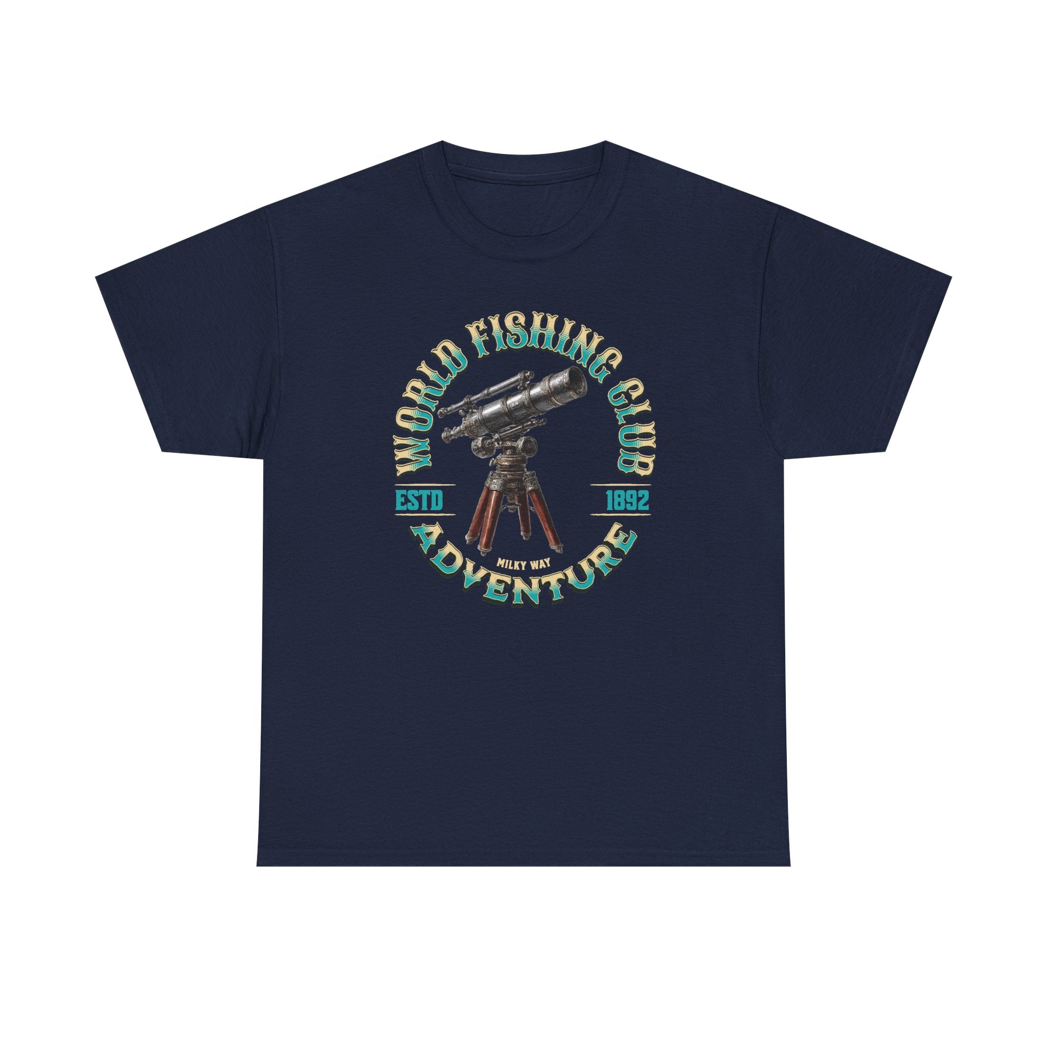 Fishing for Stars T-Shirt — Amateur Astronomer Telescope Tee