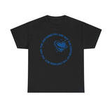 "You Are Not the Center of the Universe, But You Are The Universe" Retro Heart Graphic Tee
