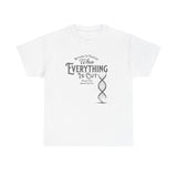 ΩThe End All Of Common Ground - DNA Connected T-Shirt — "Nothing Is Foreign" Illustrated In Gray