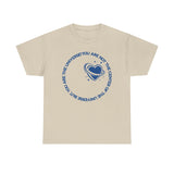 "You Are Not the Center of the Universe, But You Are The Universe" Retro Heart Graphic Tee