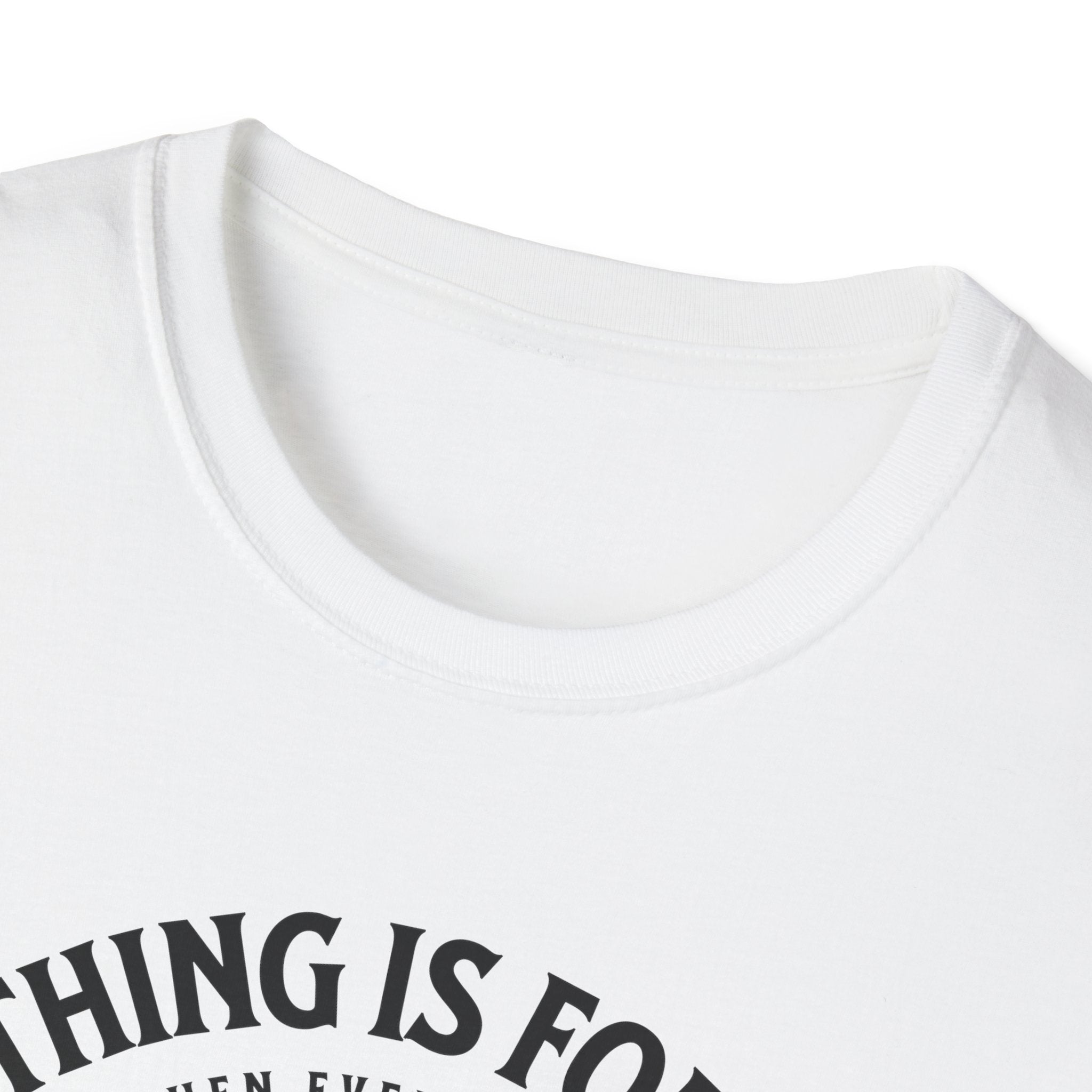 ΩThe End All Of Common Ground - DNA Connected T-Shirt — "Nothing Is Foreign" Illustrated In Black
