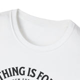 ΩThe End All Of Common Ground - DNA Connected T-Shirt — "Nothing Is Foreign" Illustrated In Black