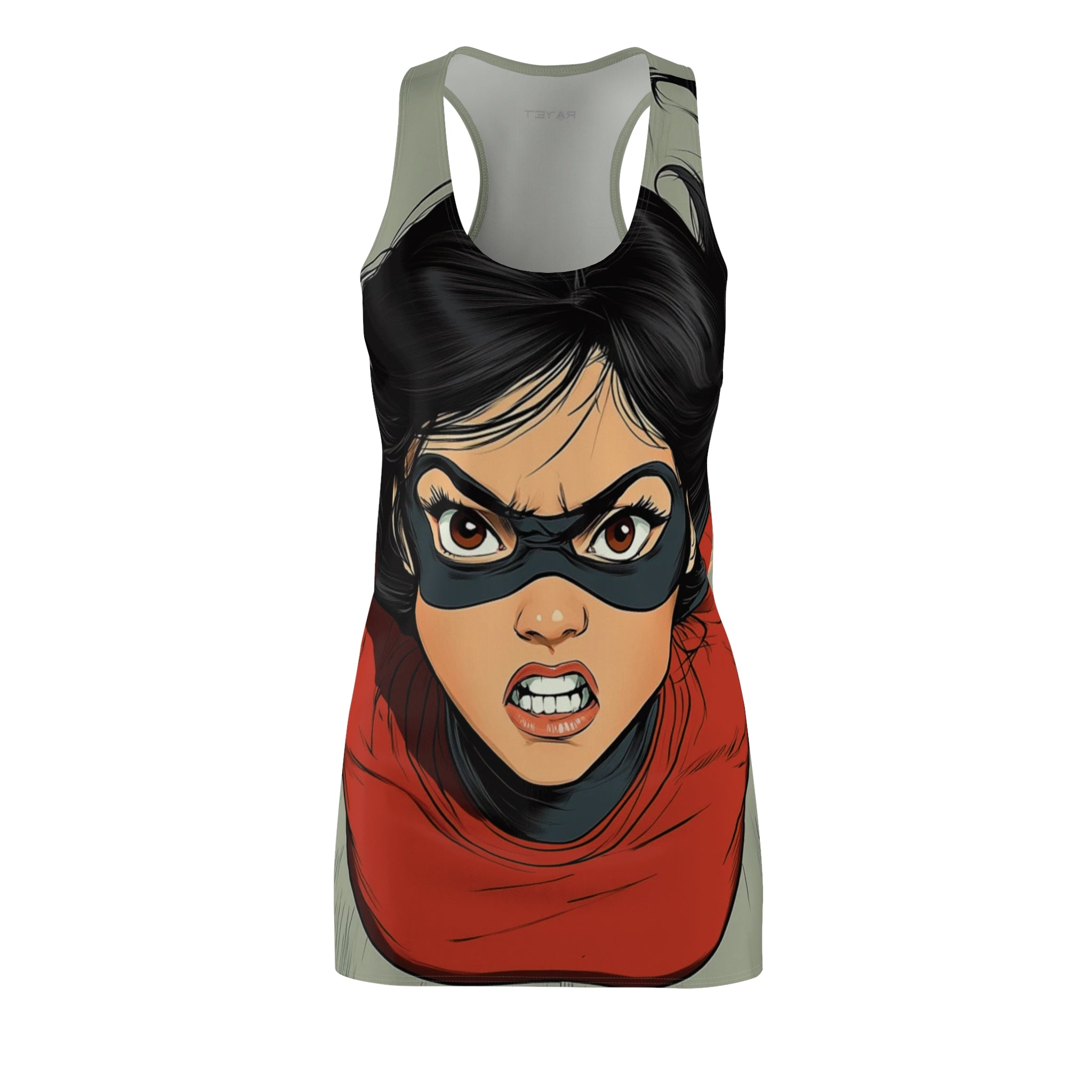 Super Andromeda Amida Women's Cut & Sew Racerback Dress (AOP)