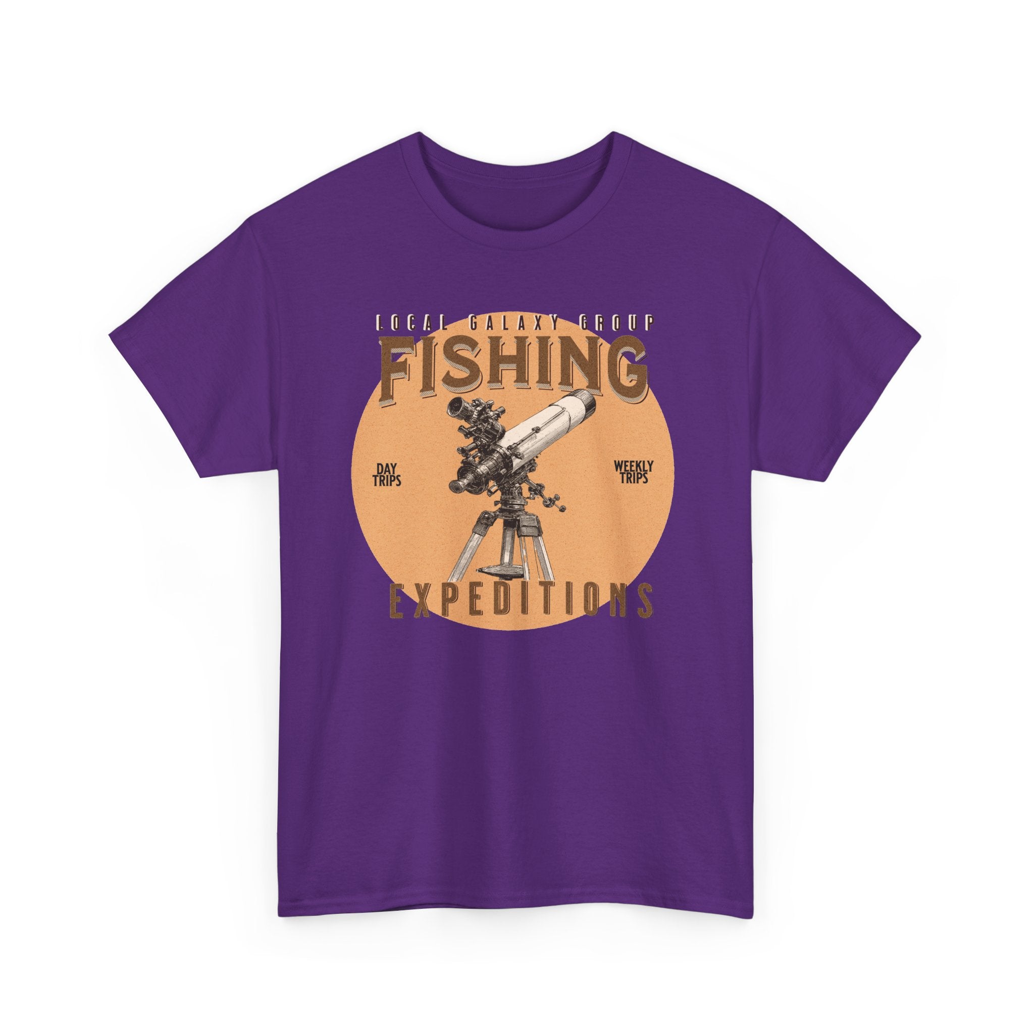 Fishing for Stars T-Shirt — Amateur Astronomer Telescope Tee