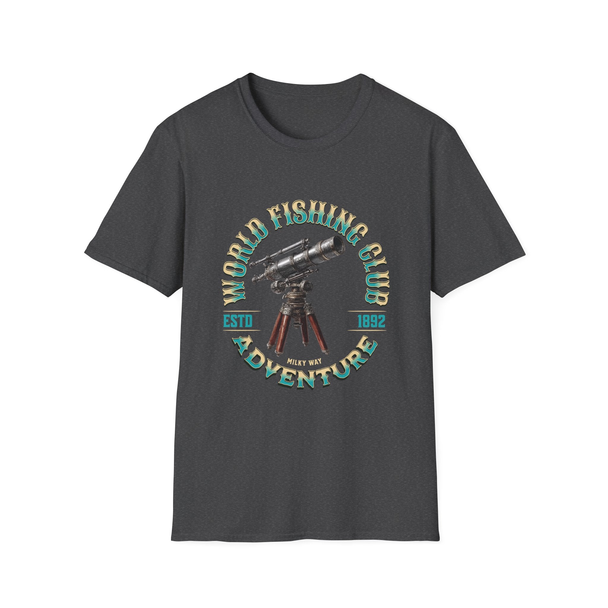 Fishing Club Graphic T-Shirt — Vintage Angler Design ("Fishing" Text)