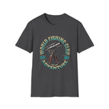 Fishing Club Graphic T-Shirt — Vintage Angler Design ("Fishing" Text)