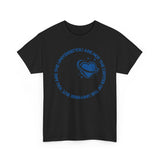 "You Are Not the Center of the Universe, But You Are The Universe" Retro Heart Graphic Tee