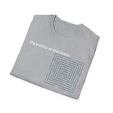 Politics of Distraction T-Shirt — Modern Maze Graphic Tee