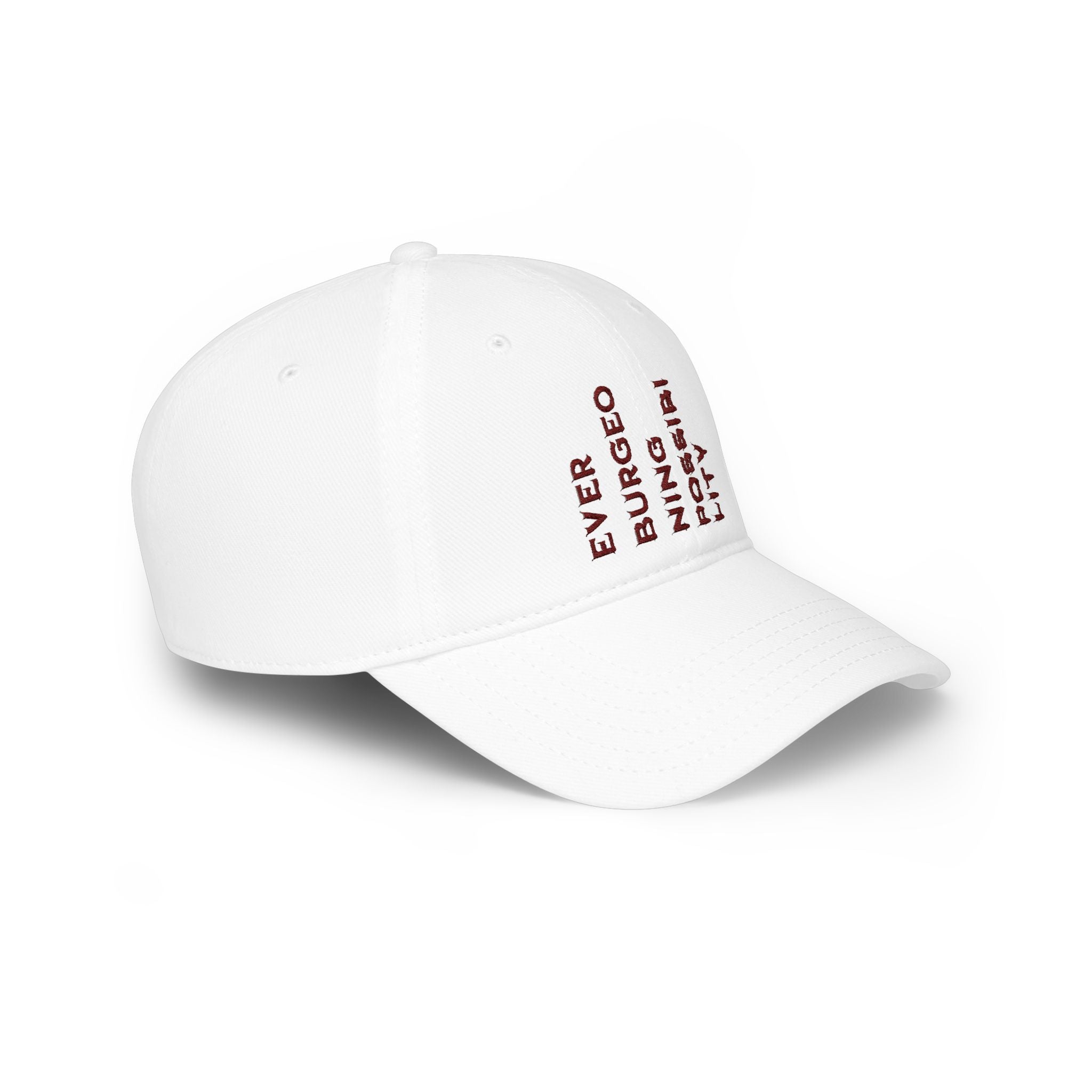 Ever Burgeoning Possibility Baseball Cap — Inspirational Vertical Text Hat