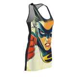 Super Valiant Valentina Women's Cut & Sew Racerback Dress (AOP)