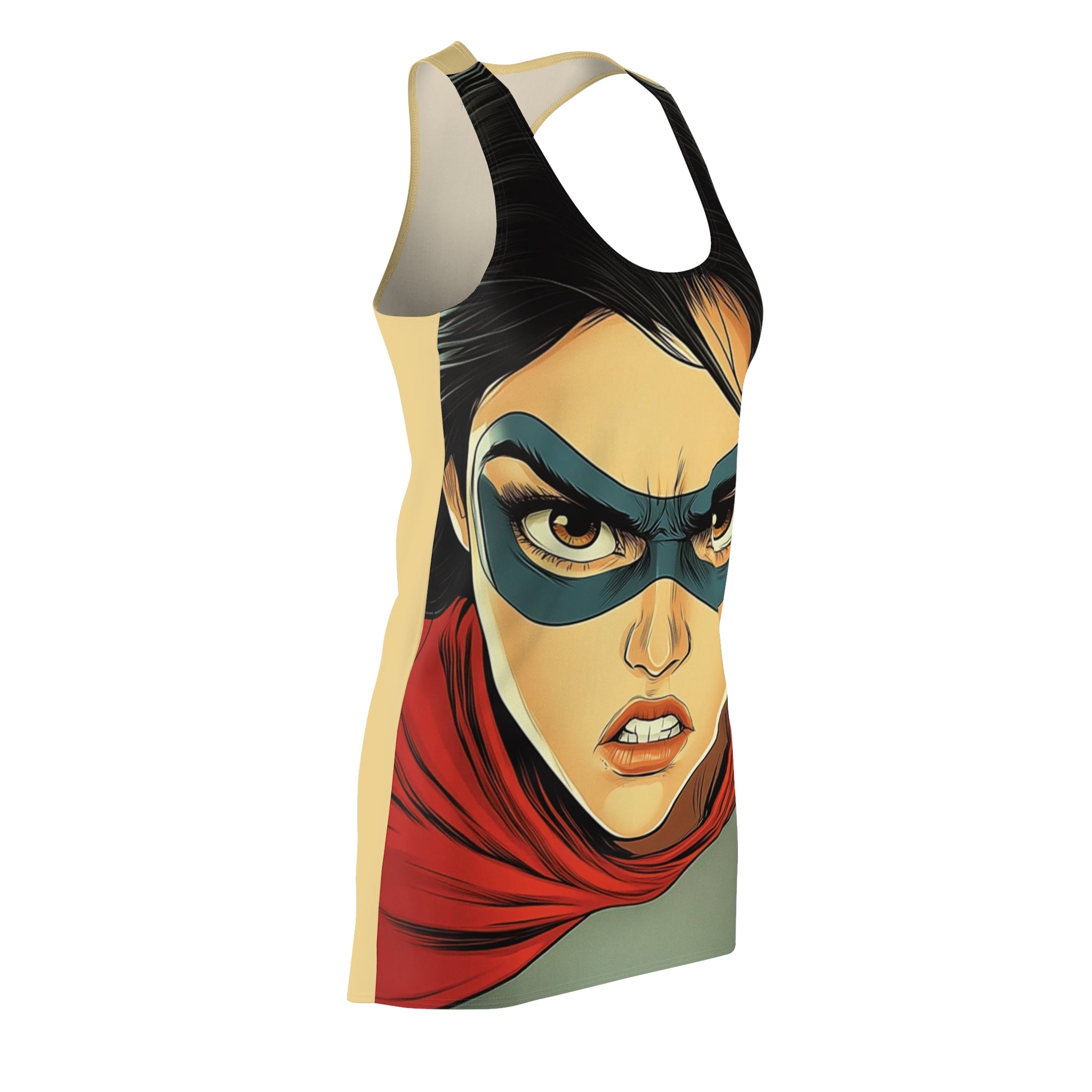 Super Titan Tomoe Women's Cut & Sew Racerback Dress (AOP)