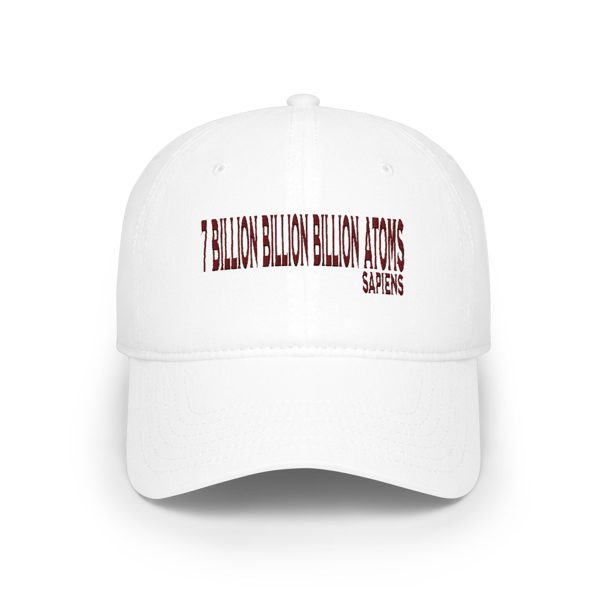 The Common Ground of "7 Billion Billion Billion Atoms" Low Profile Embroidered Baseball Cap