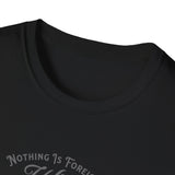 ΩThe End All Of Common Ground - DNA Connected T-Shirt — "Nothing Is Foreign" Illustrated In Gray