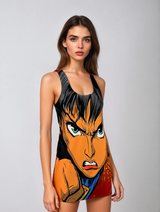 Heavy Harbinger Harper Copy of Women's Cut & Sew Racerback Dress (AOP)