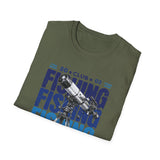 Fishing Club Graphic T-Shirt — Vintage Angler Design ("Fishing" Text)
