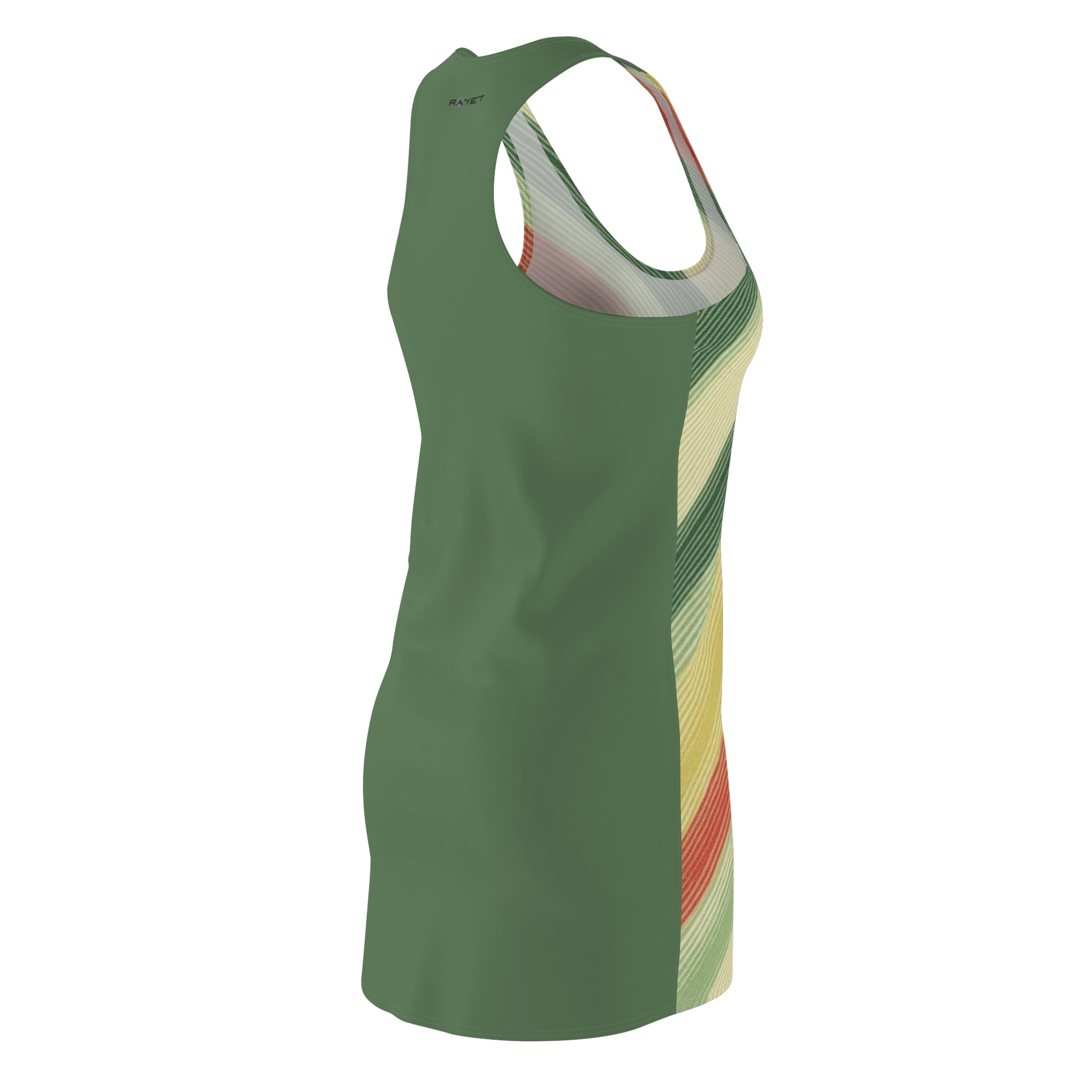 Great Green And A Splash Women's Cut & Sew Racerback Dress (AOP)