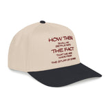 "How Then Shall We Settle Into the Fact that we are made of star stuff." Embroidered Baseball Cap