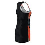 Super Cantankerous Cat Women's Cut & Sew Racerback Dress (AOP)