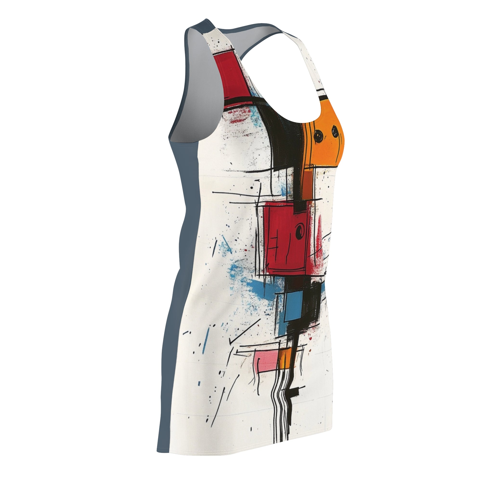 Sight All The Rest Unseen Women's Cut & Sew Racerback Dress (AOP)