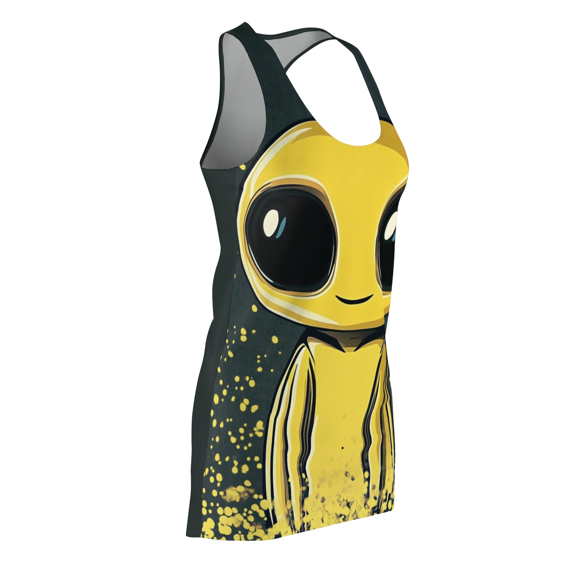 Mommy Me Alien Women's Cut & Sew Racerback Dress (AOP)