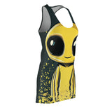 Mommy Me Alien Women's Cut & Sew Racerback Dress (AOP)