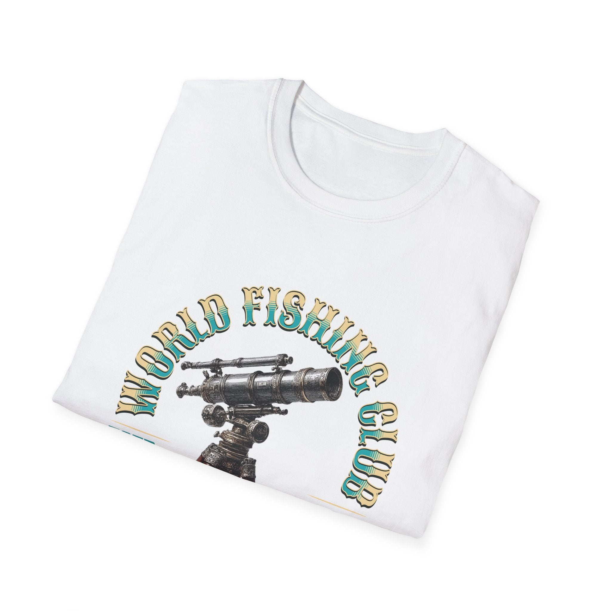 Fishing Club Graphic T-Shirt — Vintage Angler Design ("Fishing" Text)
