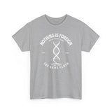 ΩThe End All Of Common Ground - DNA Connected T-Shirt — "Nothing Is Foreign" Illustrated In White