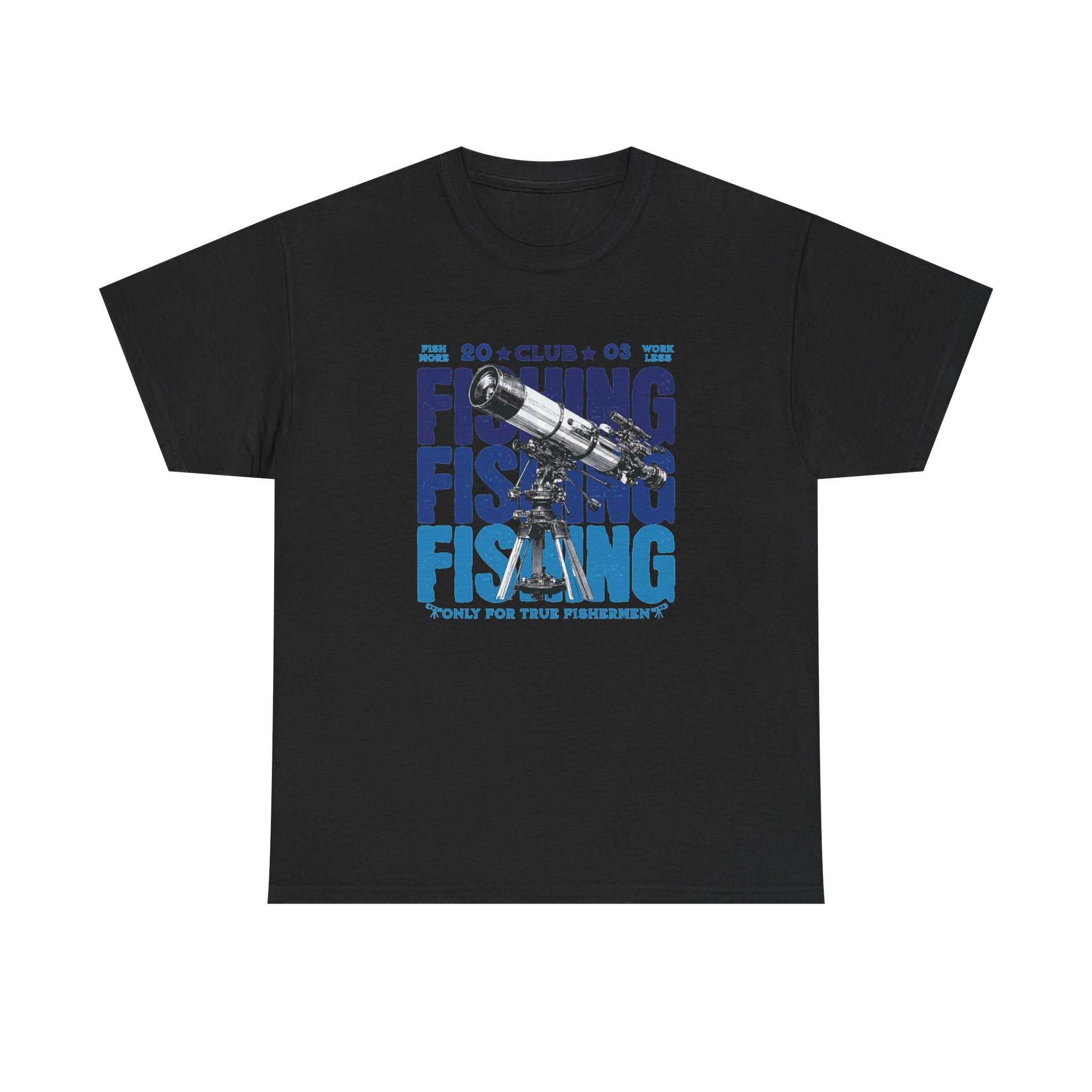 Fishing for Stars T-Shirt — Amateur Astronomer Telescope Tee