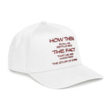 "How Then Shall We Settle Into the Fact that we are made of star stuff." Embroidered Baseball Cap