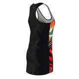 Super Amazing Aaliyah Women's Cut & Sew Racerback Dress (AOP)