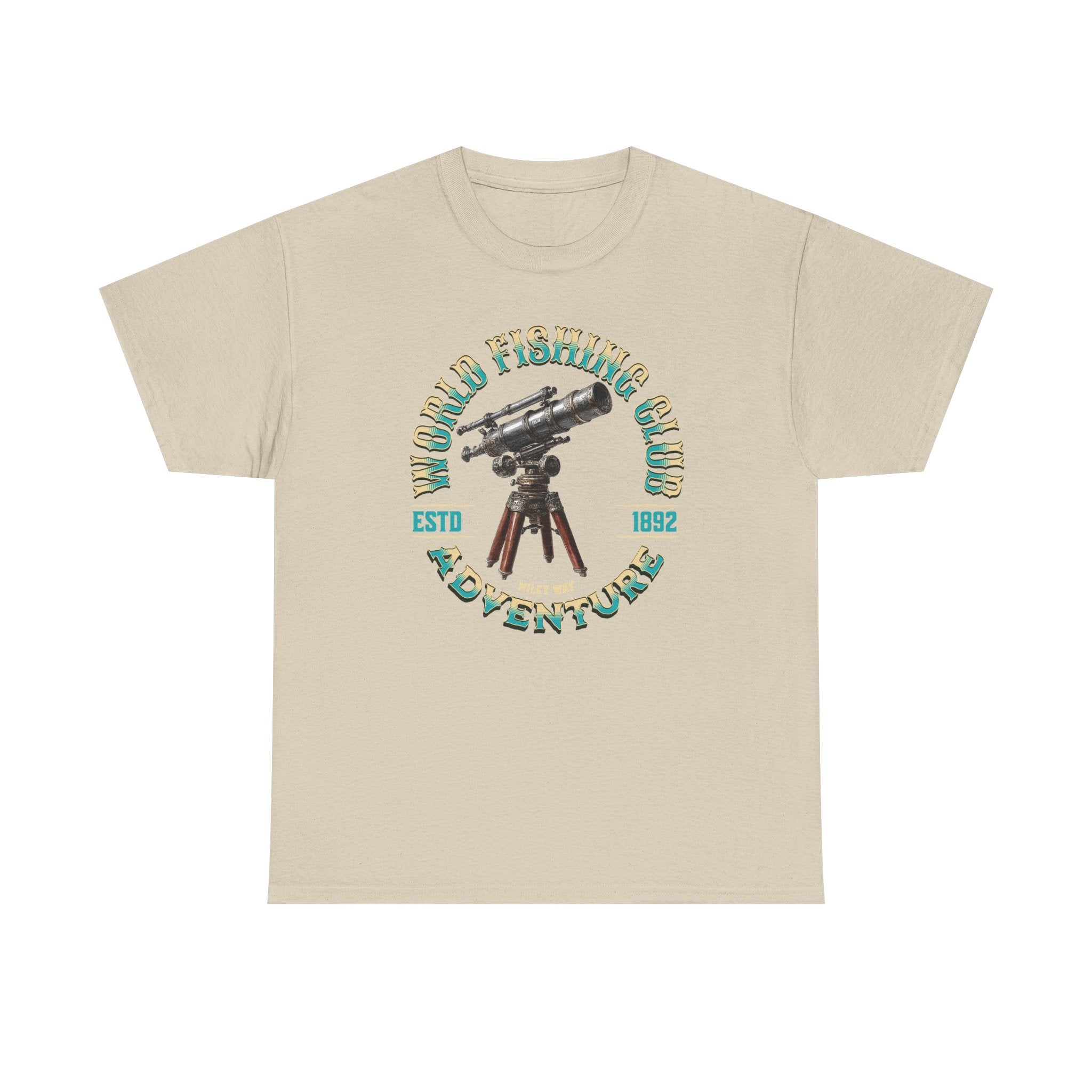 Fishing for Stars T-Shirt — Amateur Astronomer Telescope Tee