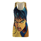 Violent Violet Women's Cut & Sew Racerback Dress (AOP)