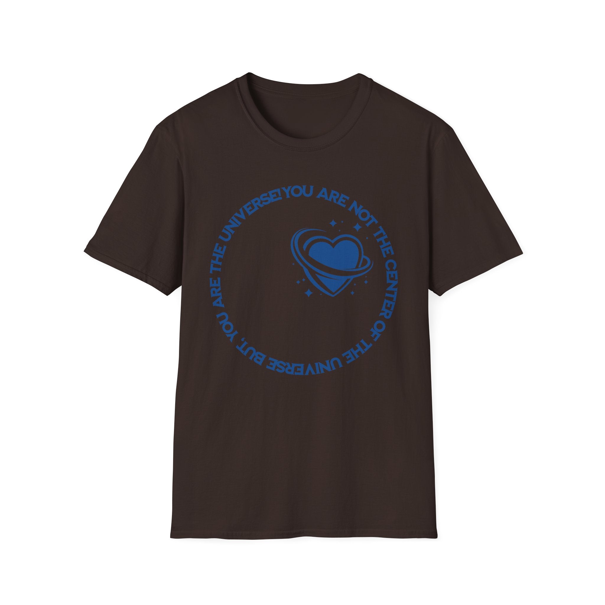 "You Are Not the Center of the Universe, But You Are The Universe" Retro Heart Graphic Tee