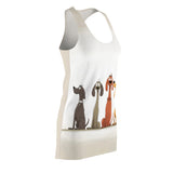 Menagerie Of Mutts Women's Cut & Sew Racerback Dress (AOP)
