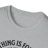 ΩThe End All Of Common Ground - DNA Connected T-Shirt — "Nothing Is Foreign" Illustrated In Black