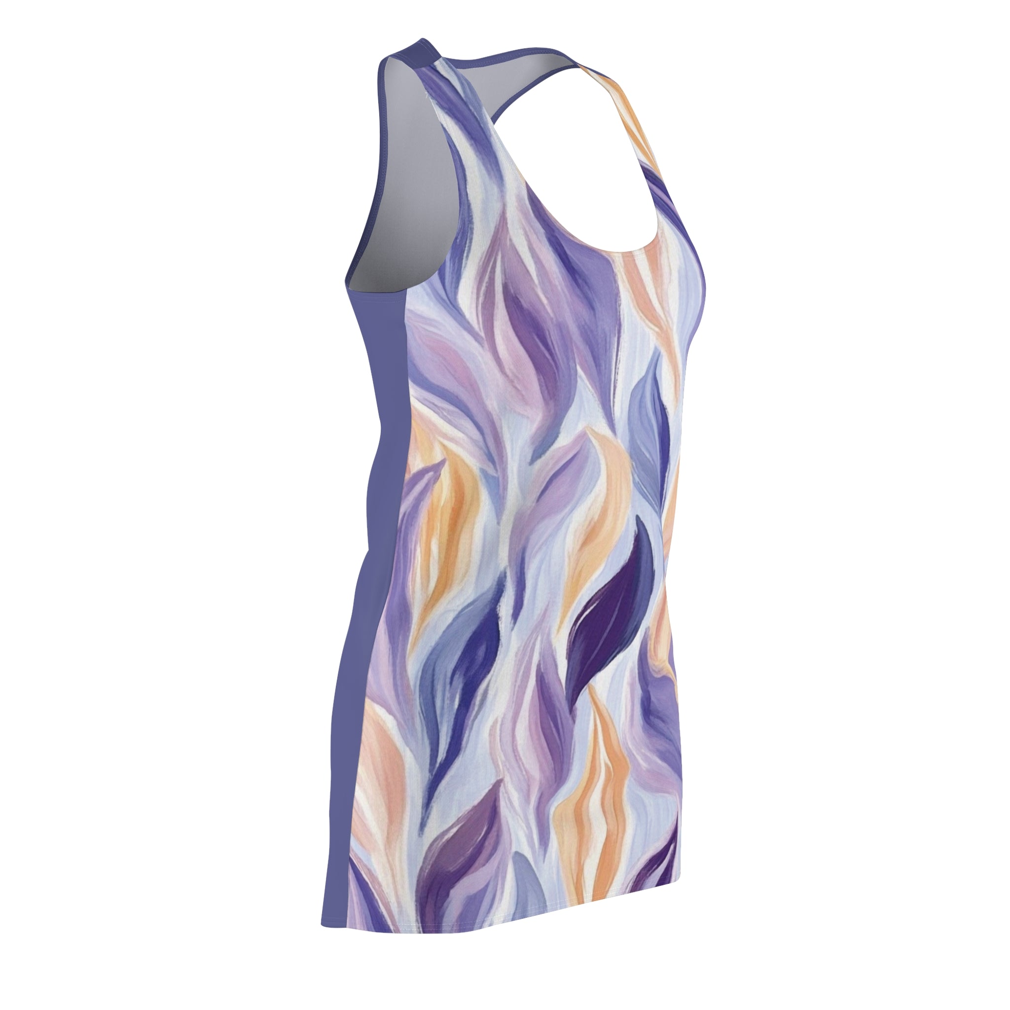 It's Flamin Purple, Mate Women's Cut & Sew Racerback Dress (AOP)