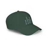 Ever Burgeoning Possibility Baseball Cap — Inspirational Vertical Text Hat