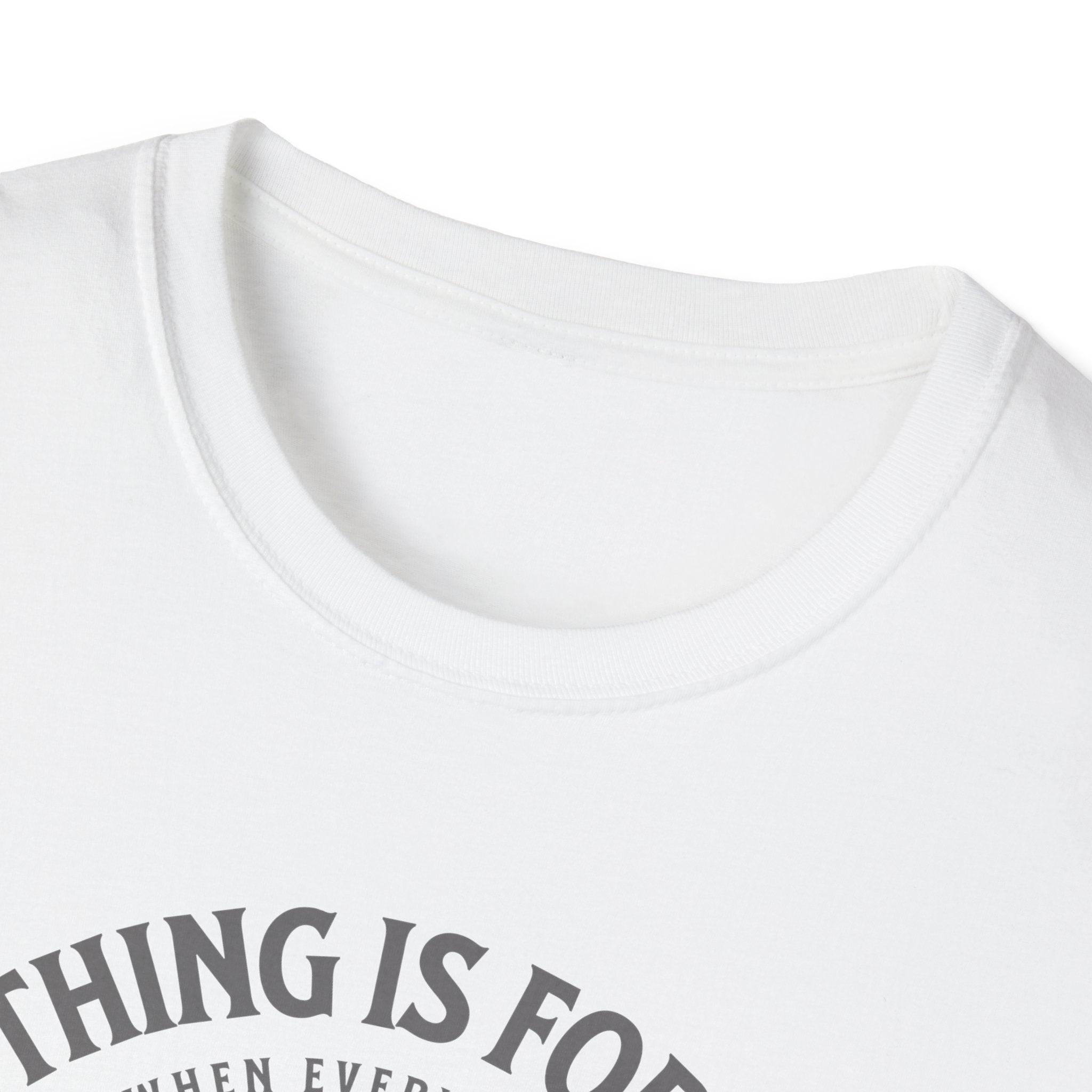 ΩThe End All Of Common Ground - DNA Connected T-Shirt — "Nothing Is Foreign" Illustrated In Gray