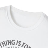 ΩThe End All Of Common Ground - DNA Connected T-Shirt — "Nothing Is Foreign" Illustrated In Gray
