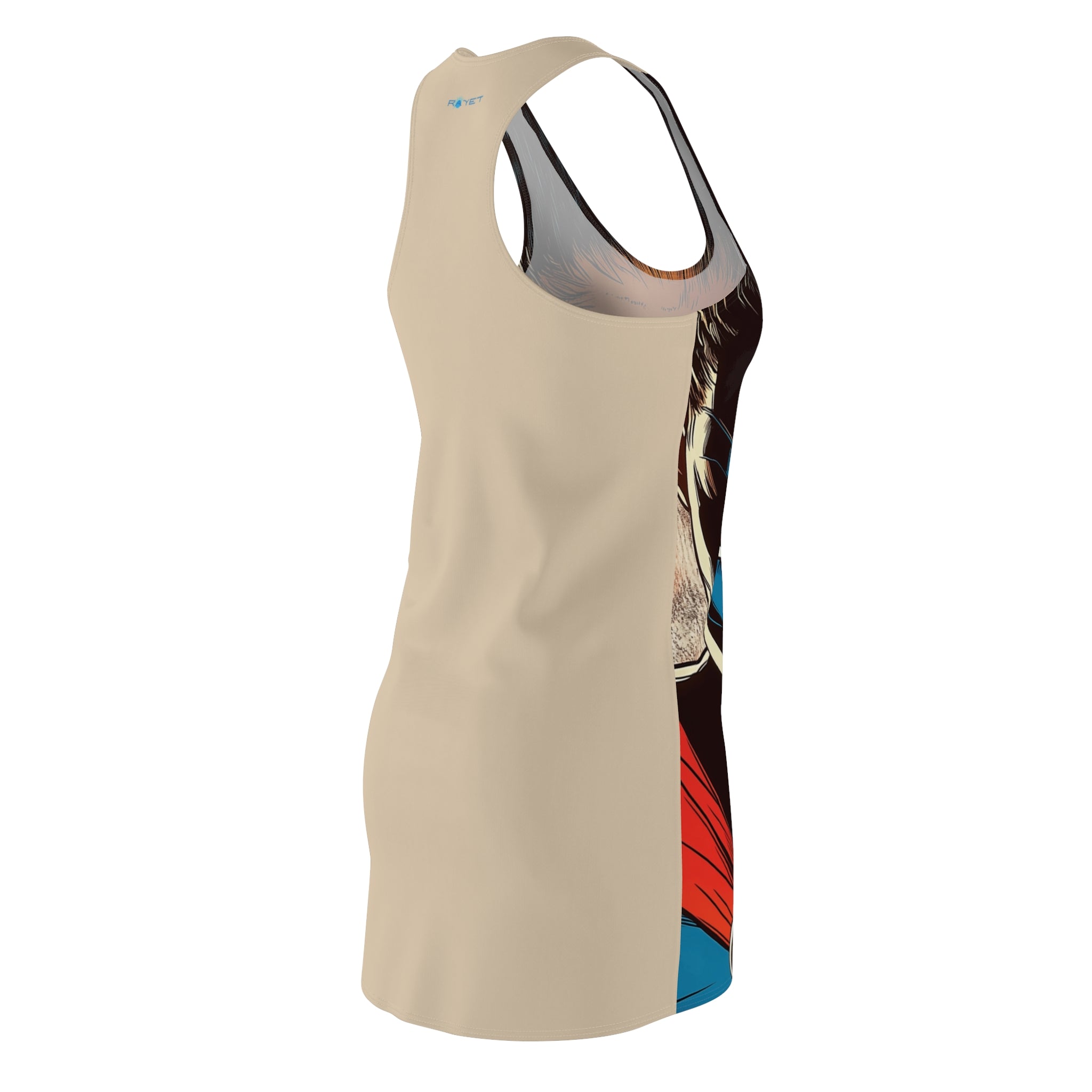 Super Menace Makayla Women's Cut & Sew Racerback Dress (AOP)