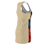 Super Legendary Lena Women's Cut & Sew Racerback Dress (AOP)
