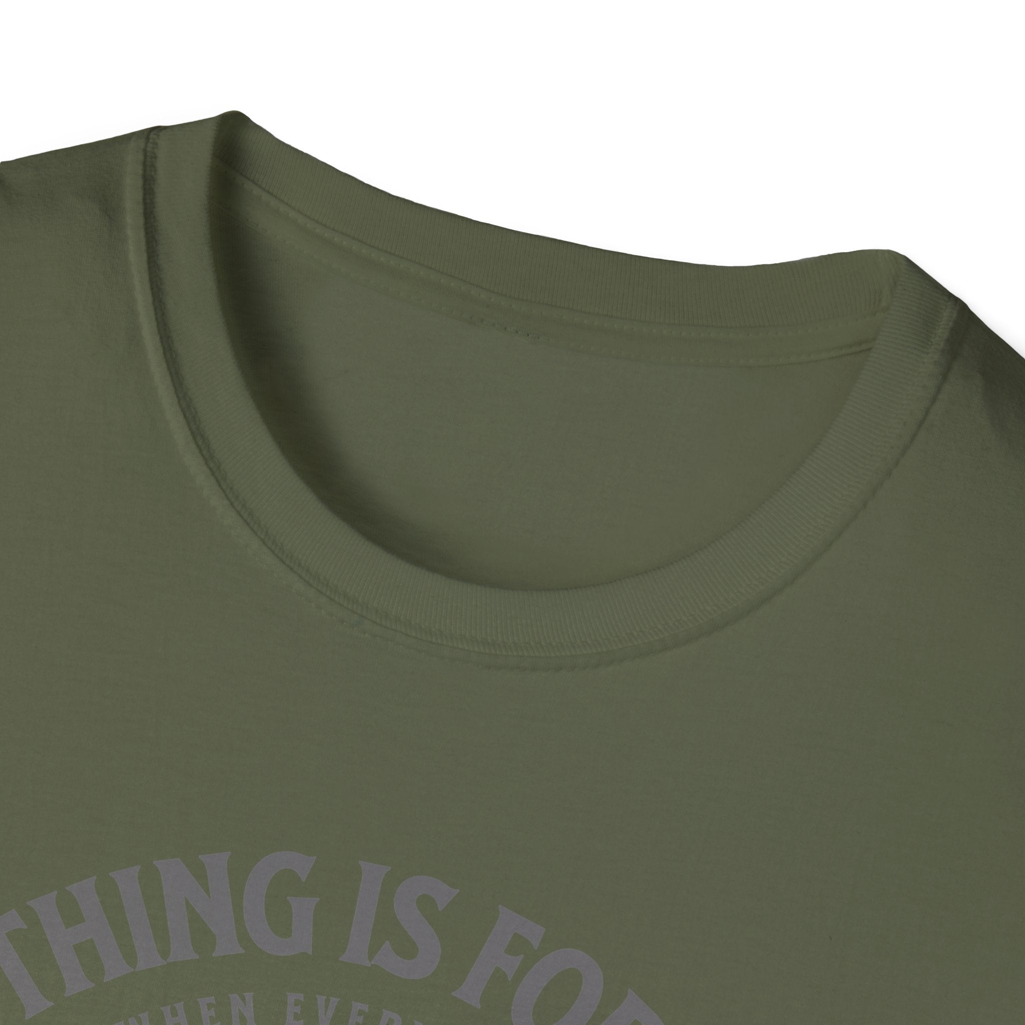 ΩThe End All Of Common Ground - DNA Connected T-Shirt — "Nothing Is Foreign" Illustrated In Gray